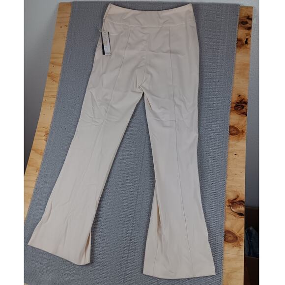 Taylor Brooke Canada Pants Womens 8 30X33 Cream Flare Leg High Waist - Picture 7 of 14